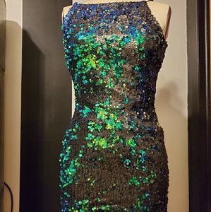 Sequin New Years Eve Mini Dress